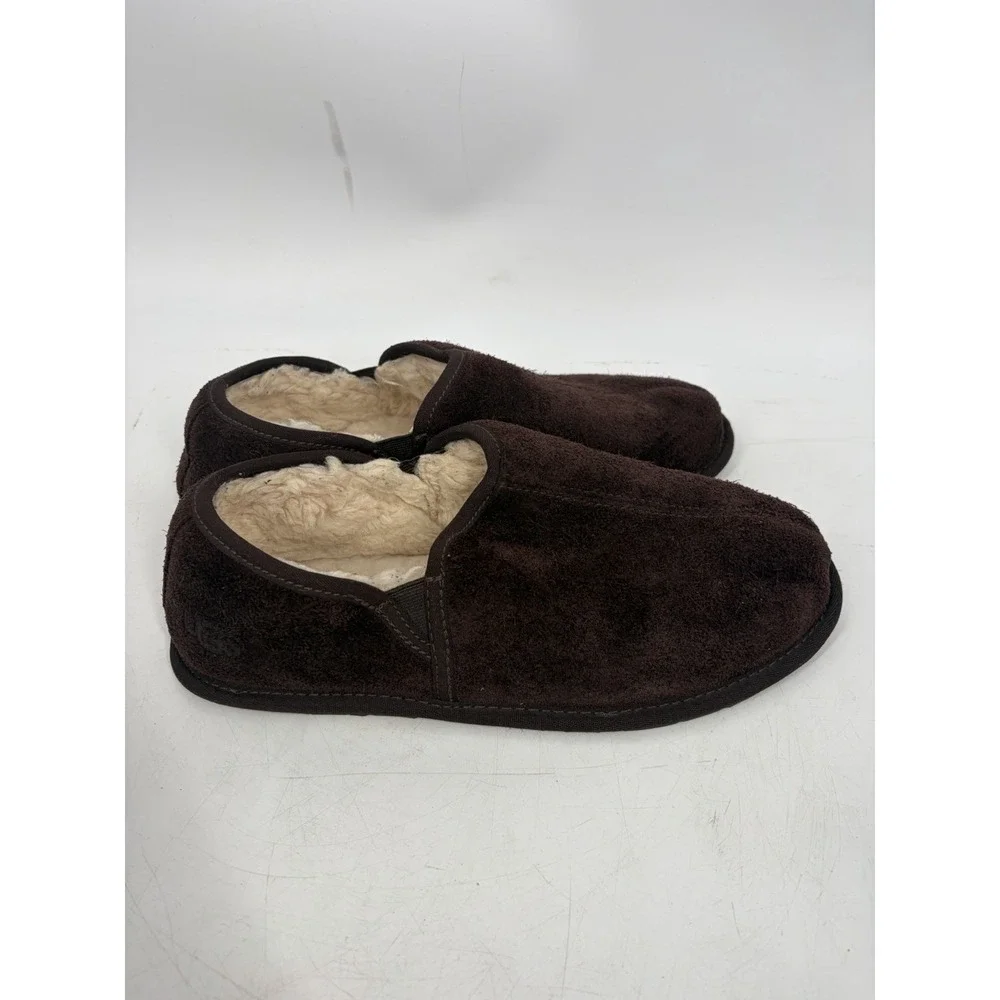 UGG Australia Scuff Romeo II Men's Size 10 Slippers Brown Suede Sheepskin